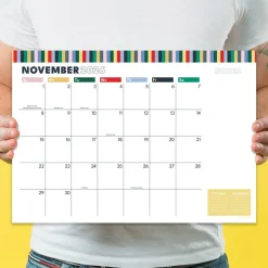 TF Publishing Medium 2026-27 Long Weekend Desk Pad Monthly Blotter Calendar