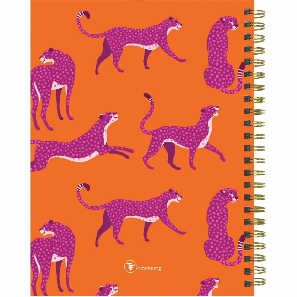 TF Publishing Medium 2026-27 Spicy Cat Weekly Monthly Planner