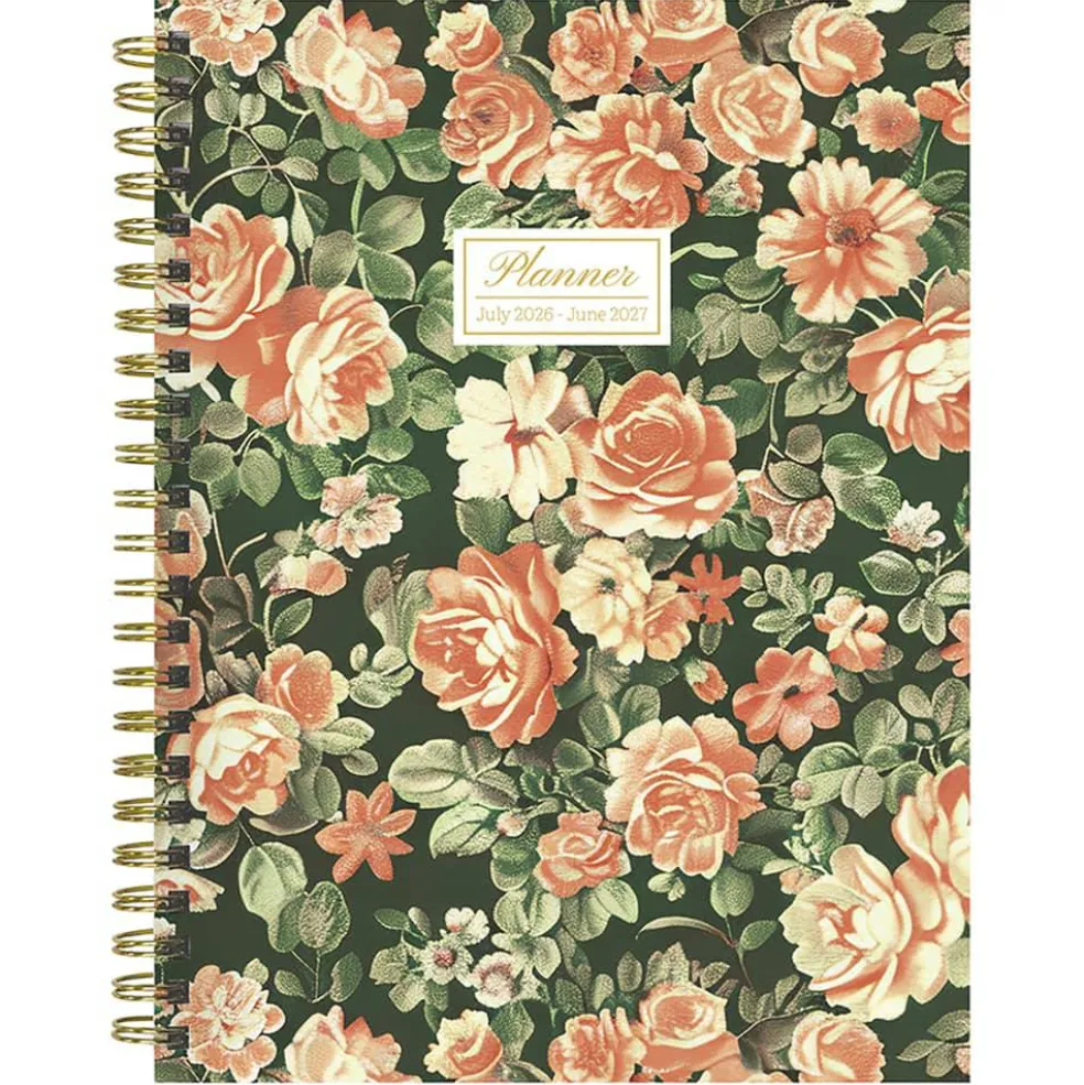 TF Publishing Medium 2026-27 The Rose Garden Weekly Monthly Planner