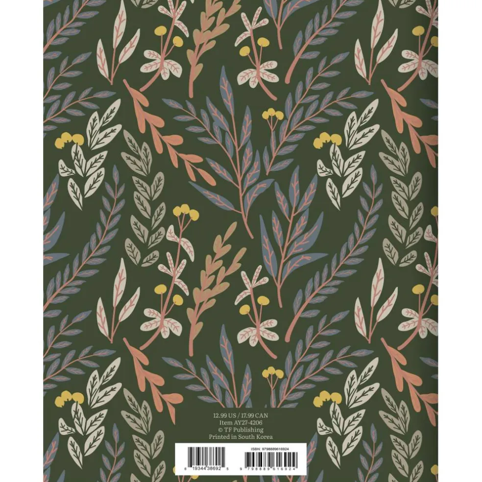 TF Publishing Medium 2026-27 Trailing Blooms Monthly Planner