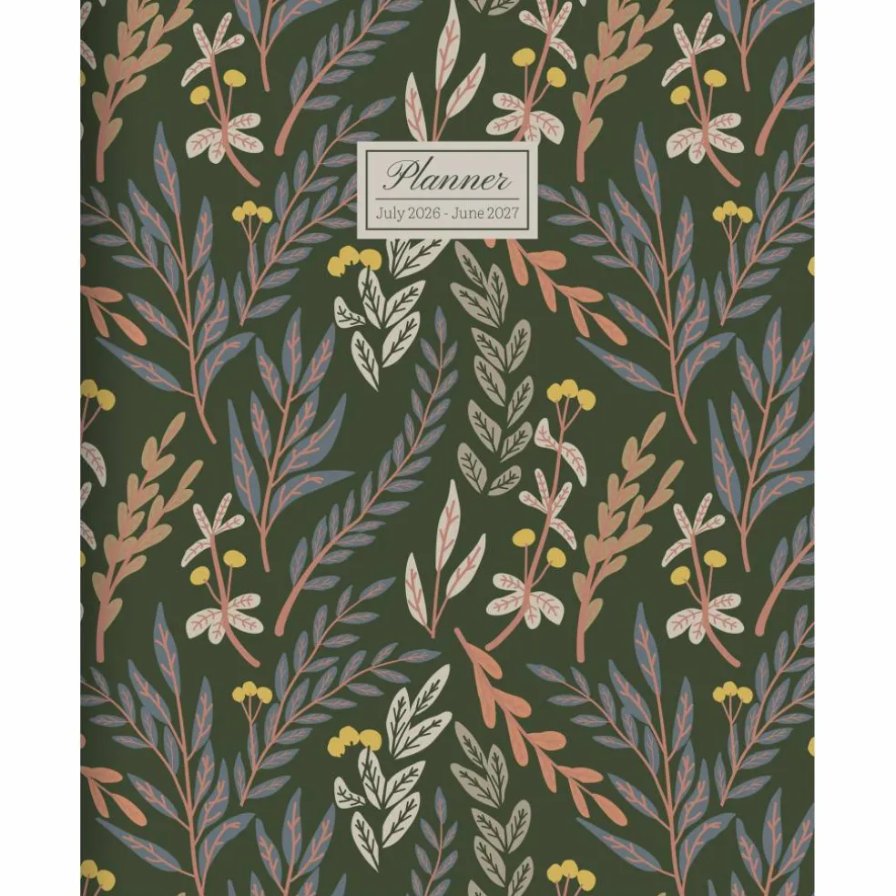 TF Publishing Medium 2026-27 Trailing Blooms Monthly Planner