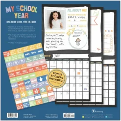 TF Publishing My School Year Undated Wall Calendar