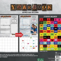 TF Publishing My Year Book Undated Memory Wall Calendar