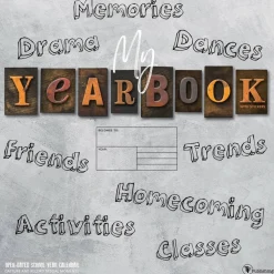 TF Publishing My Year Book Undated Memory Wall Calendar