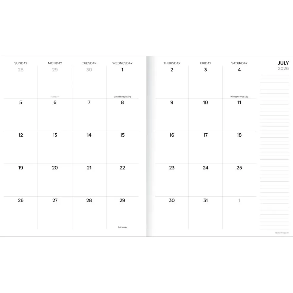 TF Publishing 2026-27 Pink Always Pick Monthly Planner