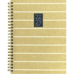 TF Publishing Yellow Medium 2026-27 Linen Weekly Monthly Planner