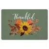 Thankful Fall Sunflower Floor Mat