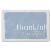 Thankful Grateful Blue Floor Mat