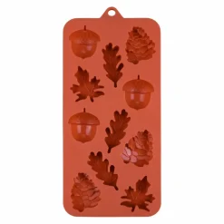 Thanksgiving Acorn & Leaf Silicone Candy Mold by Makery™