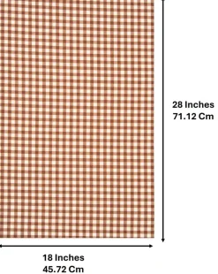 28" Thanksgiving Gingham Tea Towel by Makery™