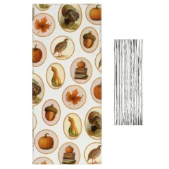 Thanksgiving Pumpkin Cello Treat Bags, 12ct. by Makery™