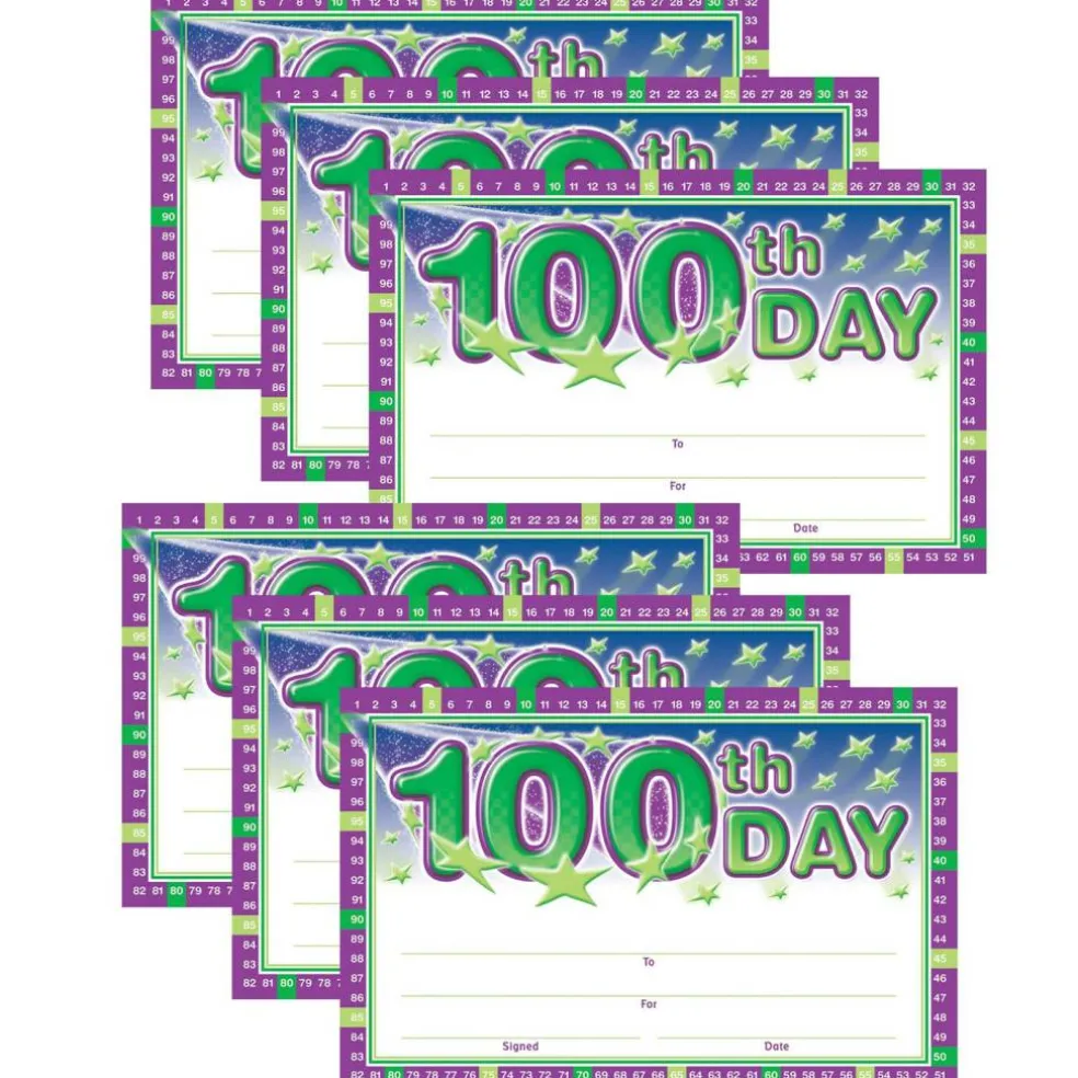 100th Day Anytime Awards, 36 Per Pack, 6 Packs