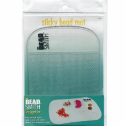 The Beadsmith® Clear Sticky Bead Mat®