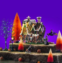 The Candy Witch Cottage House Set - Lemax Spooky Town