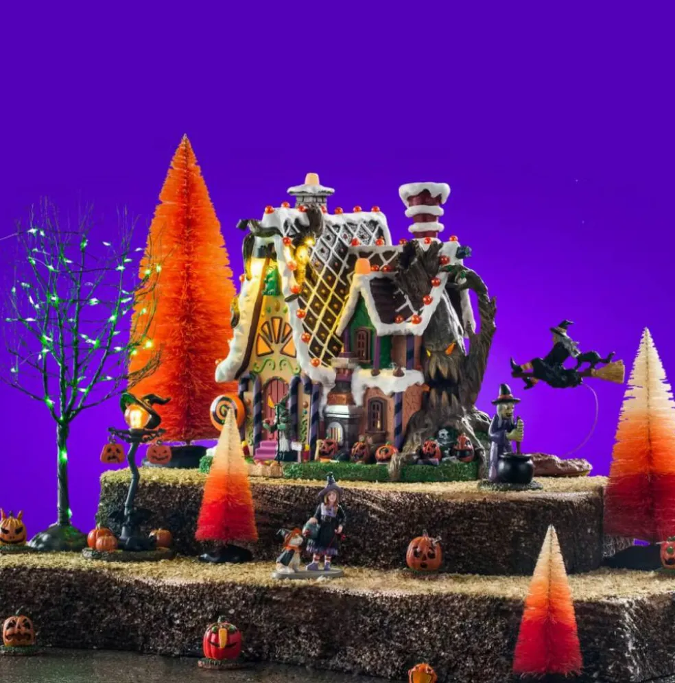 The Candy Witch Cottage House Set - Lemax Spooky Town
