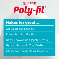 The Original Poly-Fil® Premium Polyester Fiber Fill Box, 20lb.