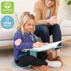 The Surf Portable Lap Desk, Kids Floor Desk, One-Piece Writing Table, Flexible Seating, 10-Pack
