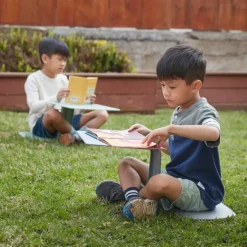 The Surf Portable Lap Desk, Kids Floor Desk, One-Piece Writing Table, Flexible Seating, 10-Pack