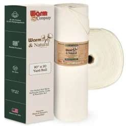 The Warm Company Warm & Natural 90" x 20 YD Cotton Batting - Premium Quilting & Crafting Batting, Ideal for Quilts, Sewing & More
