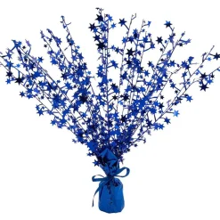 4th of July Foil Spray Centerpieces Colorful 15 3/4"