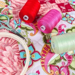 Threadart 100% Cotton Sewing and Quilting Thread | For Quilting, Sewing, and Serging | 1000M Spools 50/3 Weight | 50 Colors Available