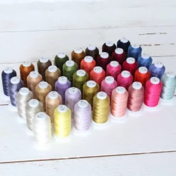 Threadart Polyester Embroidery Machine Thread Sets | 500M Spools 40wt | For Brother Babylock Janome Singer Pfaff Bernina Machines - 7 Sets Available Up to 160