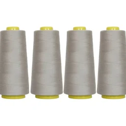 Threadart Polyester Serger Thread - 2750 yds 40/2 - 4 Cone Bundle Pack - 56 Colors Available -