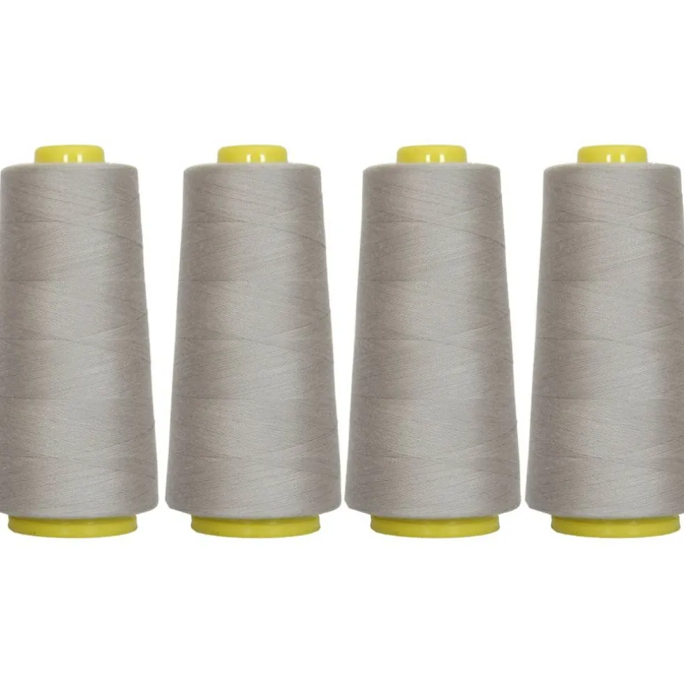 Threadart Polyester Serger Thread - 2750 yds 40/2 - 4 Cone Bundle Pack - 56 Colors Available -