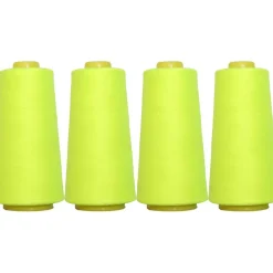 Threadart Polyester Serger Thread - 2750 yds 40/2 - 4 Cone Bundle Pack - 56 Colors Available -