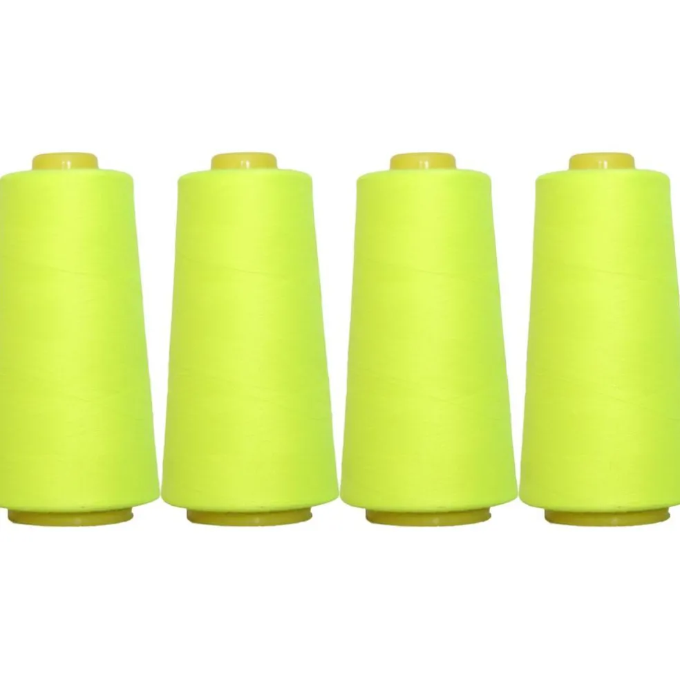 Threadart Polyester Serger Thread - 2750 yds 40/2 - 4 Cone Bundle Pack - 56 Colors Available -