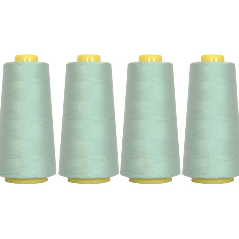 Threadart Polyester Serger Thread - 2750 yds 40/2 - 4 Cone Bundle Pack - 56 Colors Available -