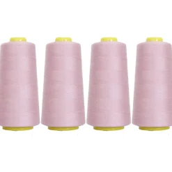 Threadart Polyester Serger Thread - 2750 yds 40/2 - 4 Cone Bundle Pack - 56 Colors Available -
