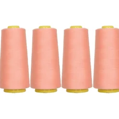 Threadart Polyester Serger Thread - 2750 yds 40/2 - 4 Cone Bundle Pack - 56 Colors Available -
