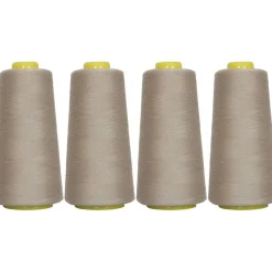 Threadart Polyester Serger Thread - 2750 yds 40/2 - 4 Cone Bundle Pack - 56 Colors Available -