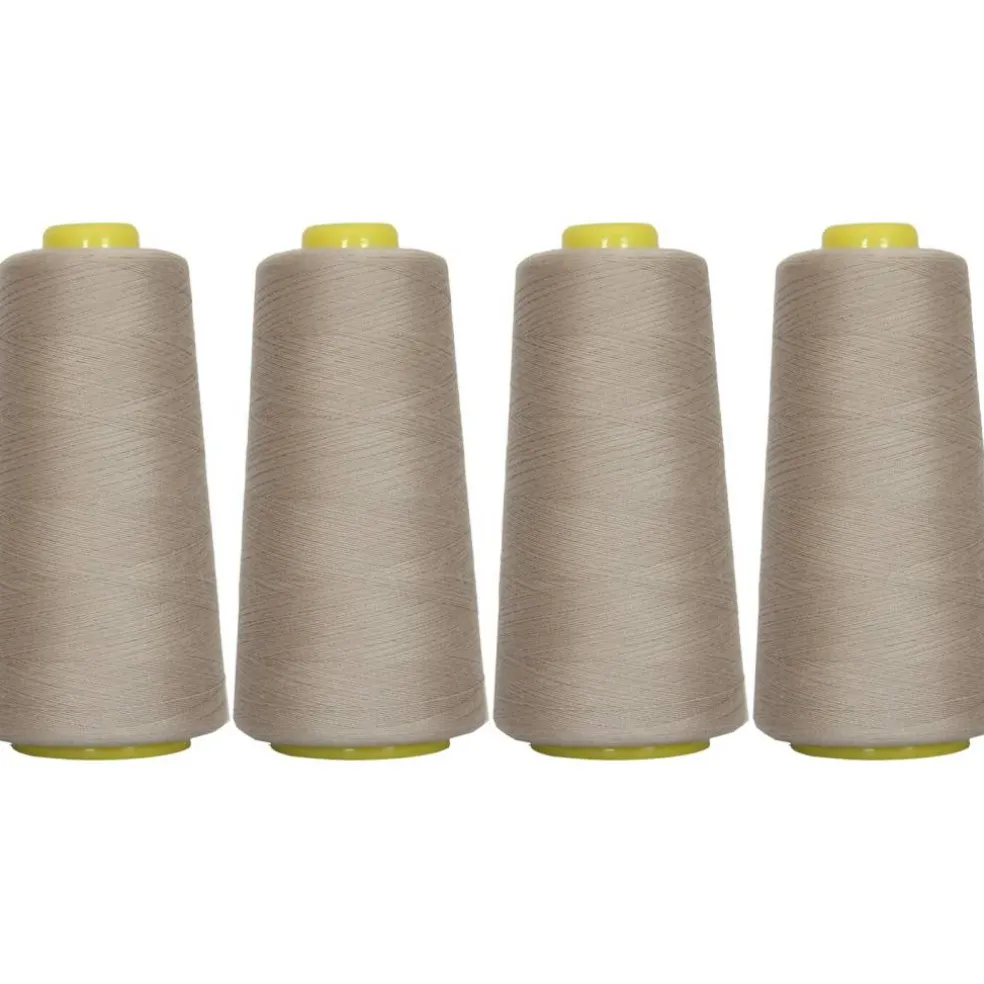 Threadart Polyester Serger Thread - 2750 yds 40/2 - 4 Cone Bundle Pack - 56 Colors Available -