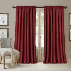 Threadmade All Seasons Blackout Window Curtain, Taupe - 52