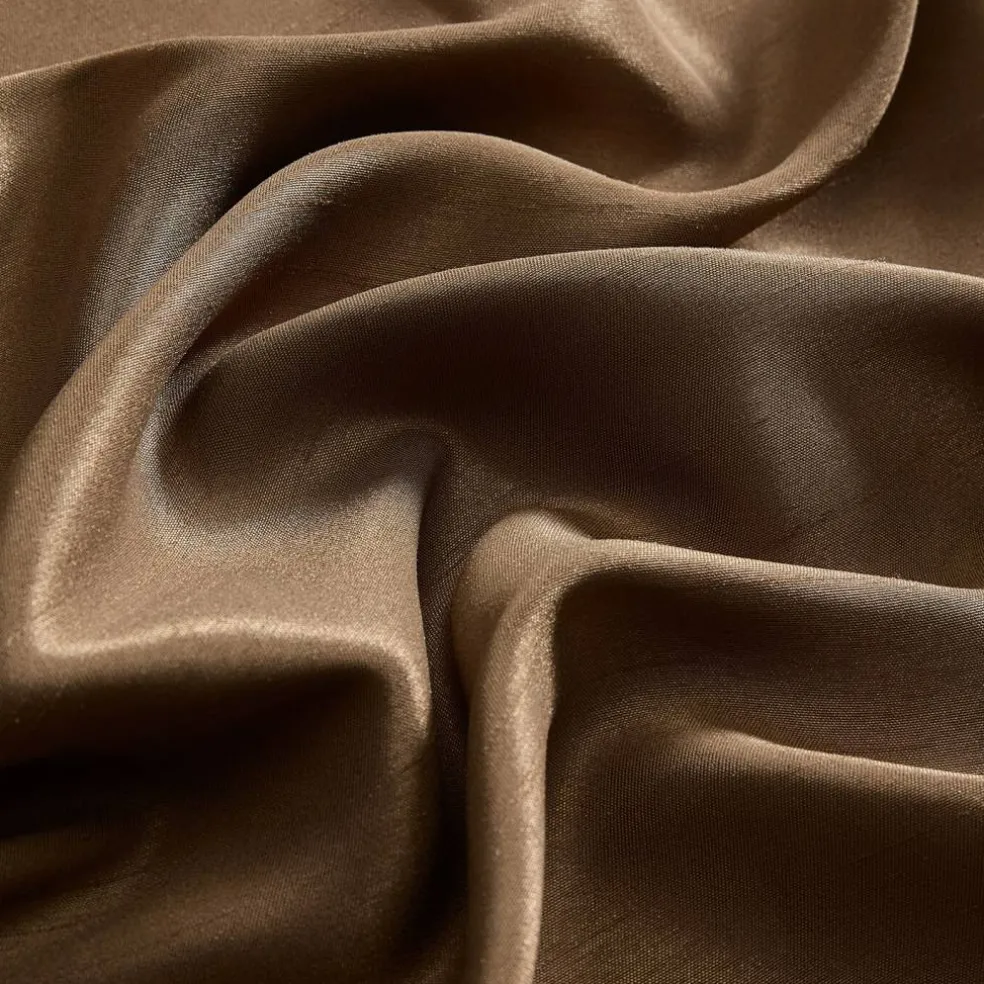 Threadmade All Seasons Blackout Window Curtain, Taupe - 52"W x 84"L