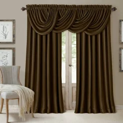 Threadmade All Seasons Blackout Window Curtain, Taupe - 52