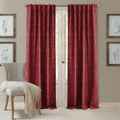 Threadmade Antonia Blackout Window Curtain, Taupe - 52"W x 84"L