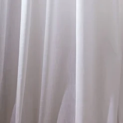 Threadmade Calypso Macramé Tassel Semi Sheer Window Curtain, Ivory - 52