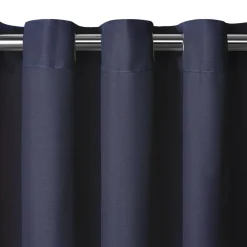 Threadmade Connor Solid Indoor/Outdoor Window Curtain, Gray - 52