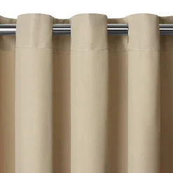 Threadmade Connor Solid Indoor/Outdoor Window Curtain, Gray - 52