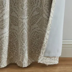 Threadmade Giovanni Medallion Blackout Window Curtain Panel, Blue - 52