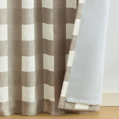Threadmade Grainger Rod Pocket Back Tab Window Curtain, Indigo - 52