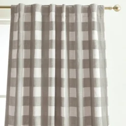 Threadmade Grainger Rod Pocket Back Tab Window Curtain, Indigo - 52