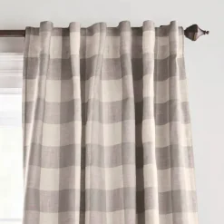 Threadmade Grainger Rod Pocket Back Tab Window Curtain, Indigo - 52