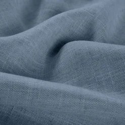Threadmade Harrow Solid Texture Blackout Window Curtain Panel, Blue - 52