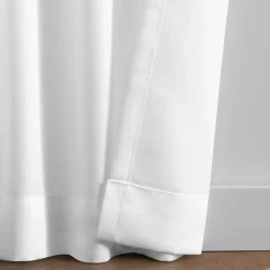 Threadmade Matine Solid Tab Top Indoor/Outdoor Window Curtain, Gray - 52