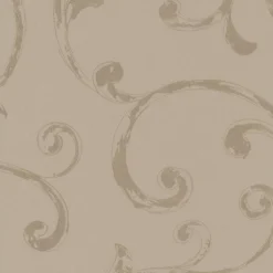 Threadmade Mia Jacquard Scroll Blackout Window Curtain, Gray - 52"W x 84"L
