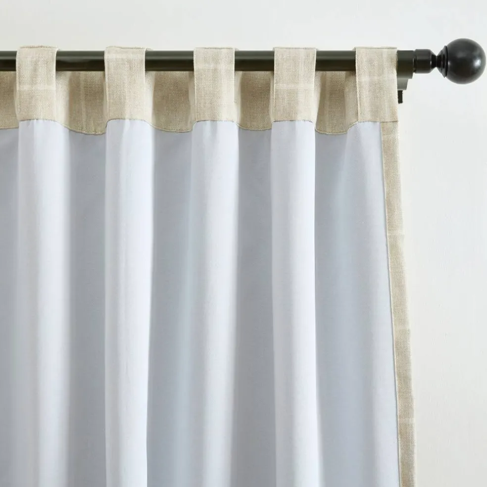 Threadmade Sawyer Window Panel, Linen - 52"W x 84"L